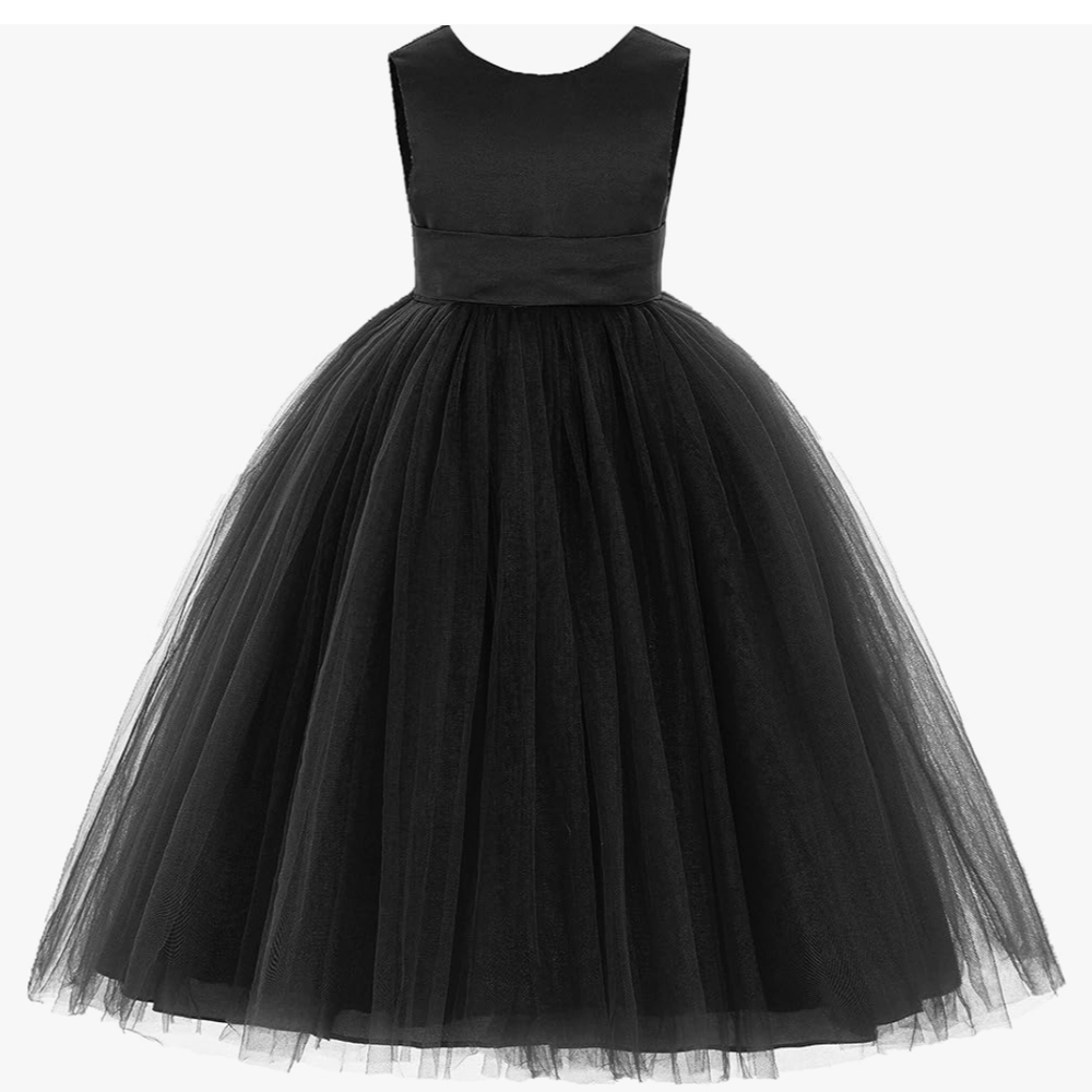 Elegant Black Kids Dress